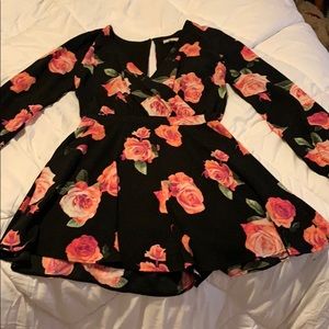 Gianni Bini floral romper size M